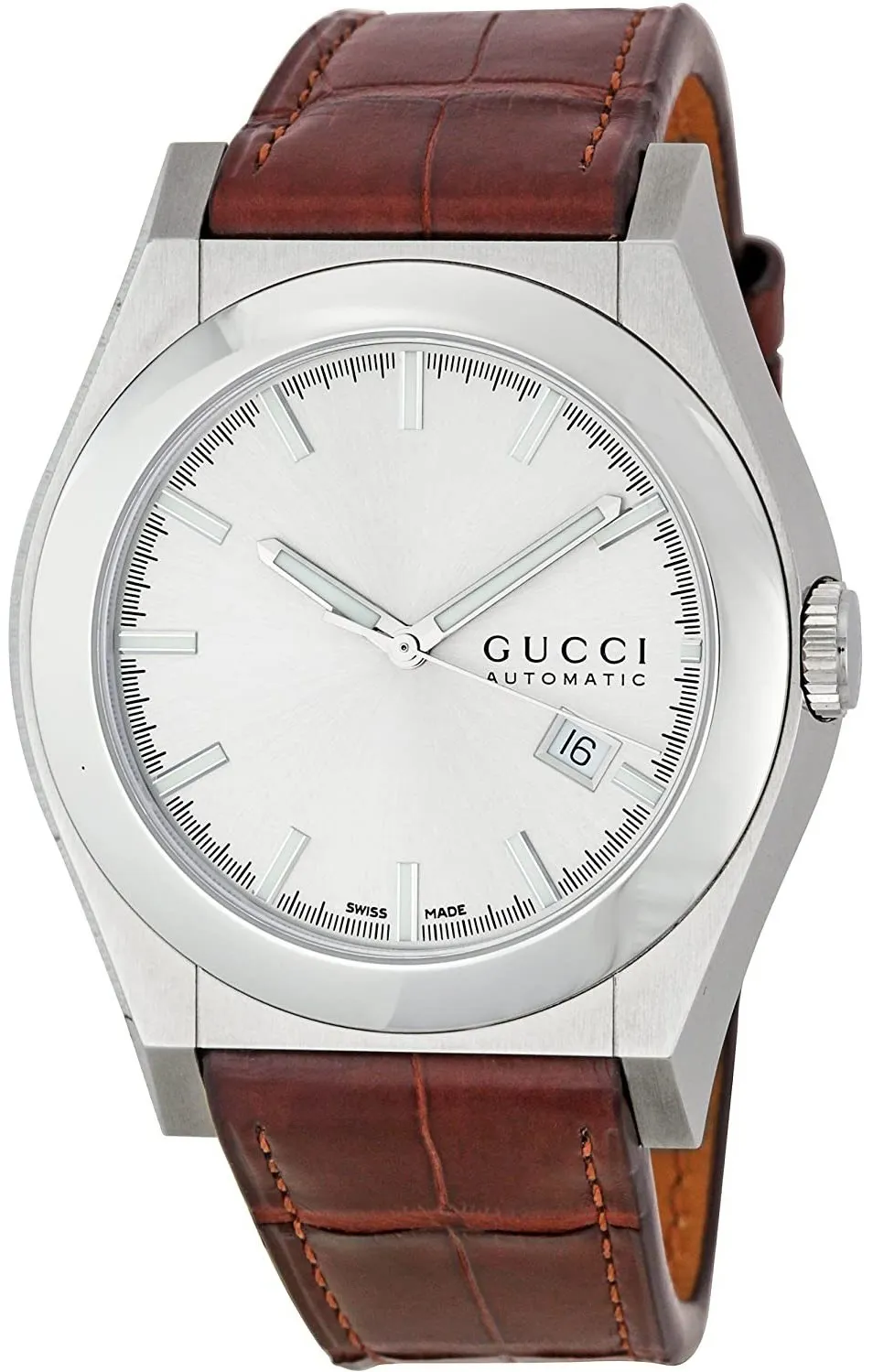 Gucci Pantheon YA115204 40mm Stainless steel Silver