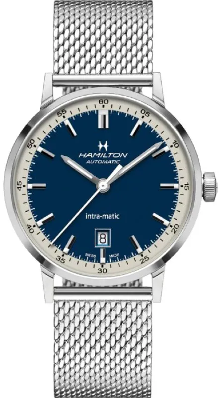 Hamilton American Classic H38425140 40mm Stainless steel Blue
