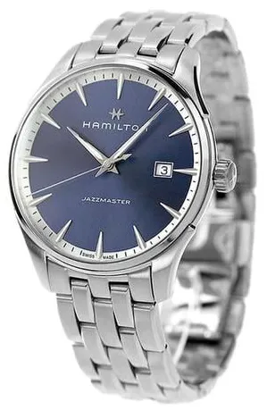 Hamilton Jazzmaster H32451141 47mm Stainless steel Blue