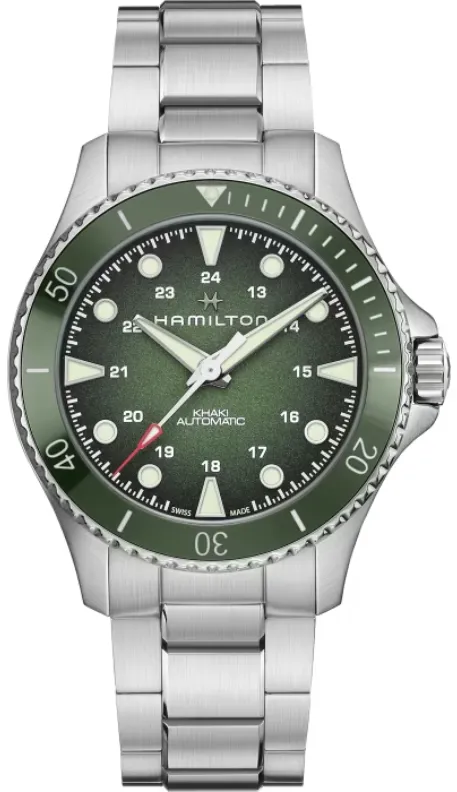 Hamilton Khaki Navy H82525160 43mm Stainless steel Green