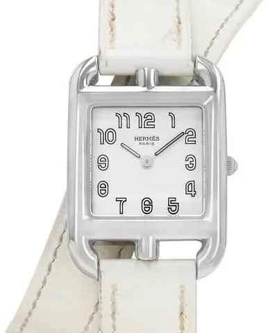 Hermès Cape Cod CC1.210 Stainless steel White