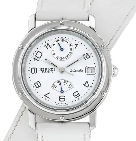 Hermès Clipper CL5.710 36mm Stainless steel White