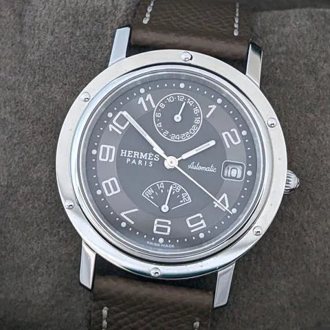 Hermès Clipper CL2.810 38mm Stainless steel Gray