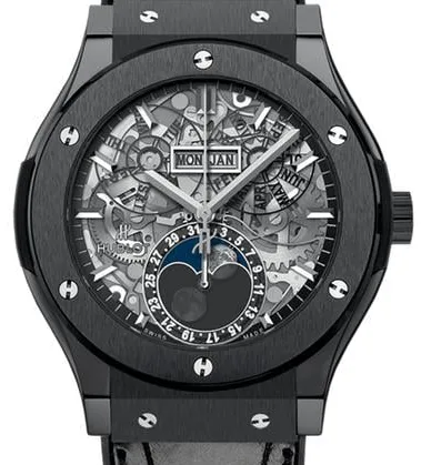 Hublot Classic Fusion 517.CX.0170.LR 45mm Black ceramic Transparent