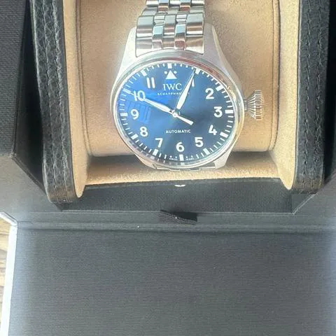 IWC Big Pilot IW329304 43mm Stainless steel Blue 7
