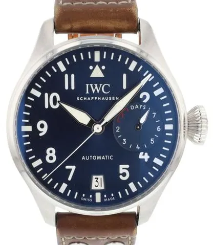 IWC Big Pilot IW500916 46mm Stainless steel Blue