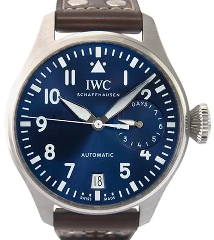 IWC Big Pilot IW500916 46.2mm Stainless steel Blue