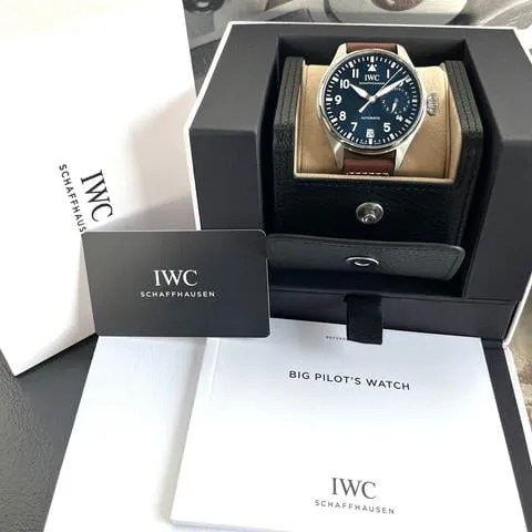 IWC Big Pilot IW501002 46.2mm Stainless steel Blue 14