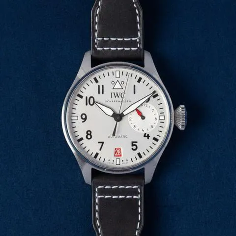IWC Big Pilot IW501014 46.2mm Stainless steel White