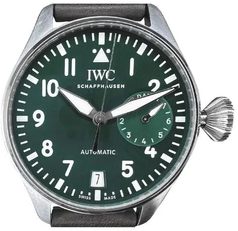 IWC Big Pilot IW501015 46.2mm Steel Green