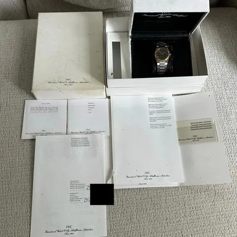 IWC Ingenieur IW3521 34mm Yellow gold and stainless steel Black 7