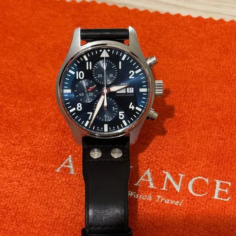 IWC Pilot Chronograph IW377714 43mm Stainless steel Blue