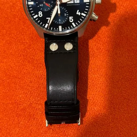 IWC Pilot Chronograph IW377714 43mm Stainless steel Blue 5