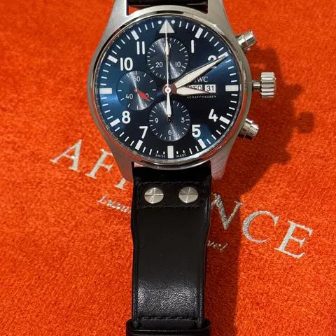 IWC Pilot Chronograph IW377714 43mm Stainless steel Blue 7