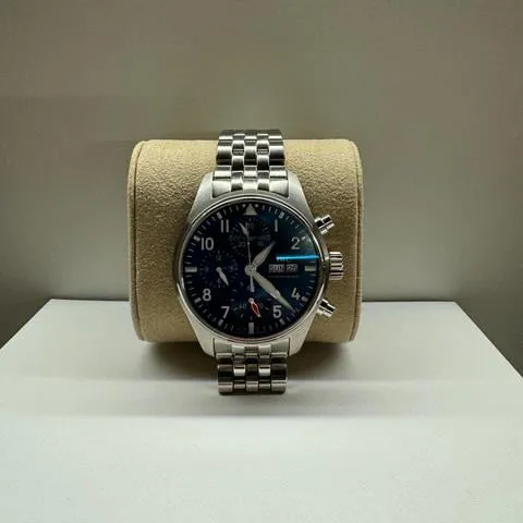 IWC Pilot Chronograph IW377717 43mm Stainless steel Blue