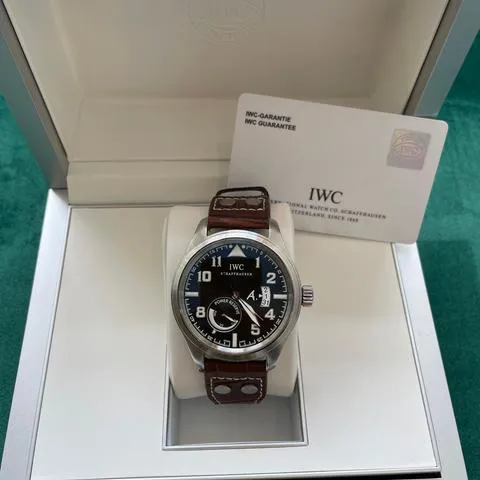 IWC Pilot IW320104 44mm Stainless steel Brown