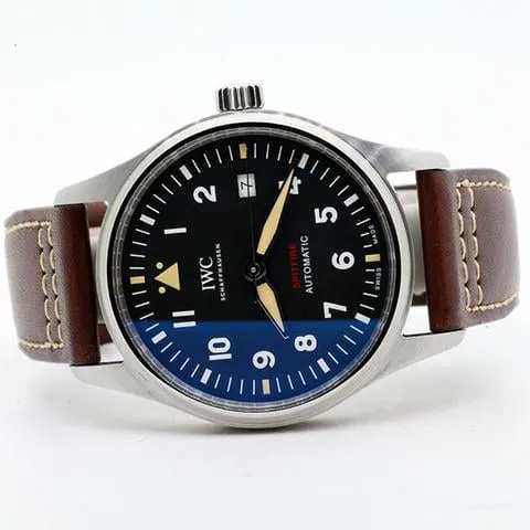 IWC Pilot IW326803 39mm Stainless steel Green