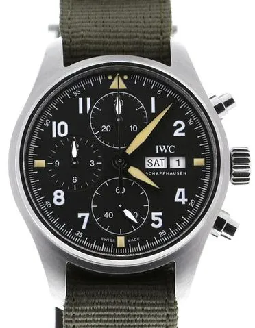 IWC Pilot IW387901 41mm Stainless steel Black