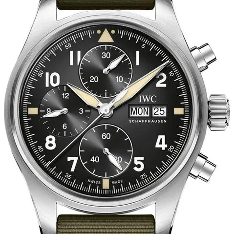 IWC Pilot IW387901 41mm Stainless steel Black