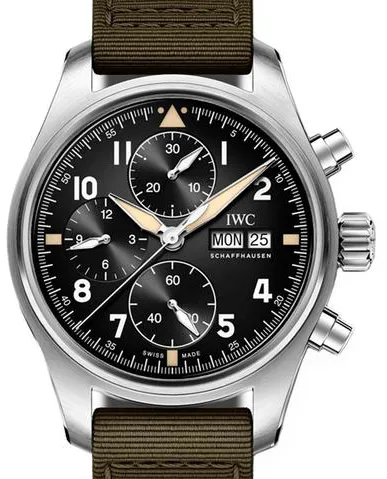 IWC Pilot IW387901 41mm Stainless steel Black