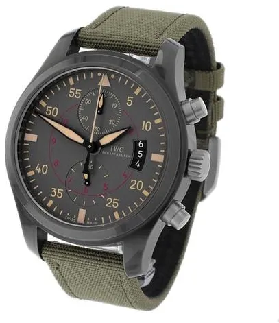 IWC Pilot IW388002 46mm Ceramic Green