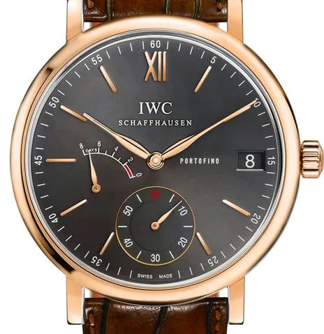 IWC Portofino IW510104 45mm Red gold Grey