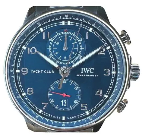 IWC Portugieser IW390701 44.5mm Stainless steel Blue