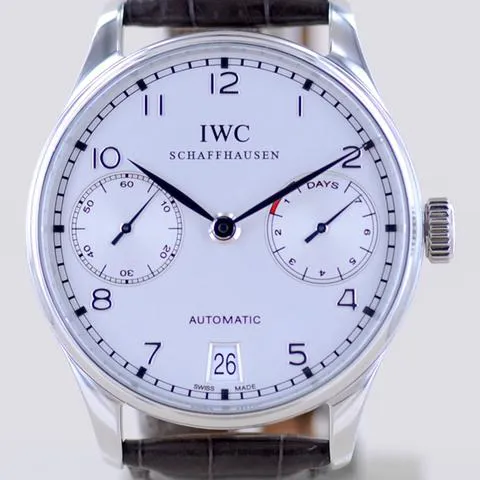 IWC Portugieser IW500104 42mm Platinum Silver