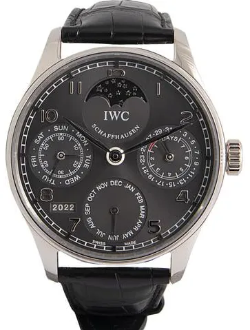 IWC Portugieser IW502218 42.5mm White gold Gray