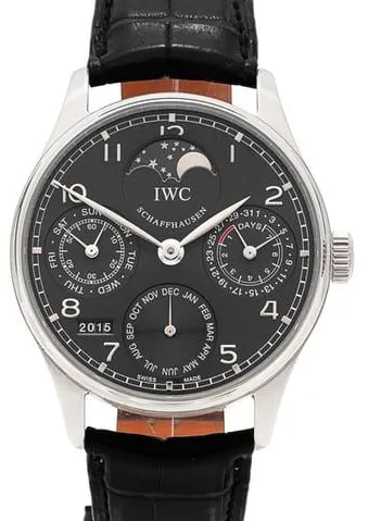 IWC Portugieser IW502218 42.5mm White gold Gray