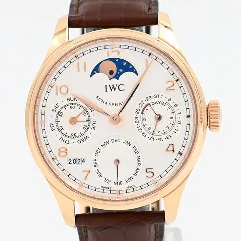 IWC Portugieser IW502306 44mm Rose gold Silver