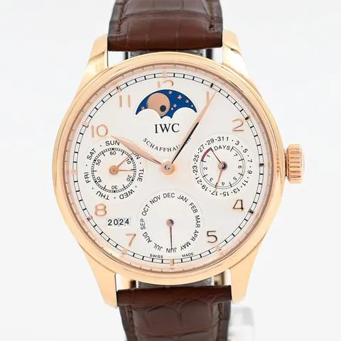 IWC Portugieser IW502306 44mm Rose gold Silver 1