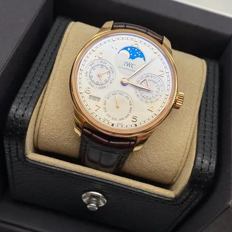 IWC Portugieser IW503302 44mm Yellow gold Silver