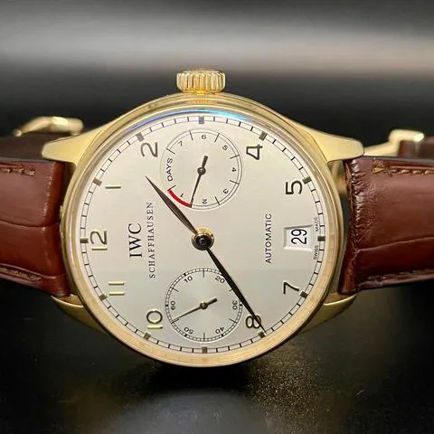 IWC Portuguese Automatic IW500113 42mm Rose gold Silver