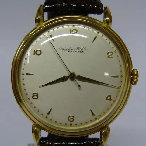 IWC IWC Shaffahussen 36mm Yellow gold Champagne