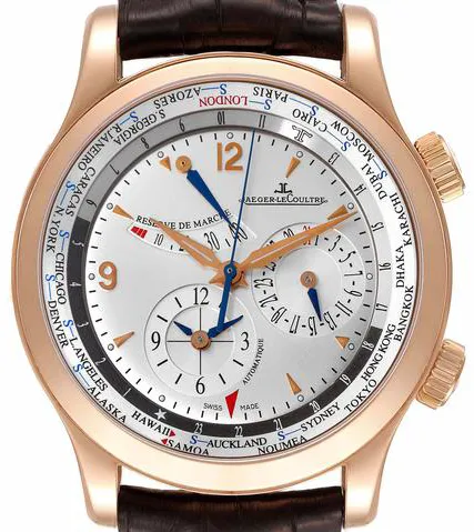 Jaeger-LeCoultre Master World Geographic Q1522420 41.5mm Rose gold Silver