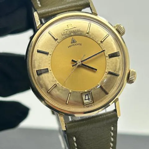 Jaeger-LeCoultre Memovox 34mm Yellow gold Champagne 4