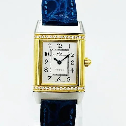 Jaeger-LeCoultre Reverso 265.5.08 0mm Yellow gold and Stainless steel Silver