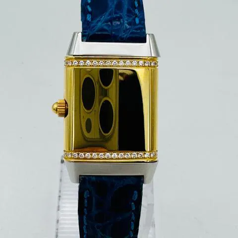 Jaeger-LeCoultre Reverso 265.5.08 Yellow gold and Stainless steel Silver 1