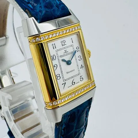 Jaeger-LeCoultre Reverso 265.5.08 Yellow gold and Stainless steel Silver 4