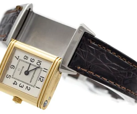 Jaeger-LeCoultre Reverso Classique 140.025.5 19mm Yellow gold and stainless steel Silver 9