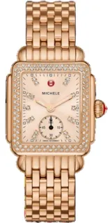 Michele Deco 16 Rose MW06V01B4971 Rose gold and Stainless steel