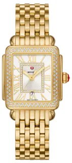 Michele Deco Madison Mid MWW06G000003 Stainless Steel$Gold PVD Plating