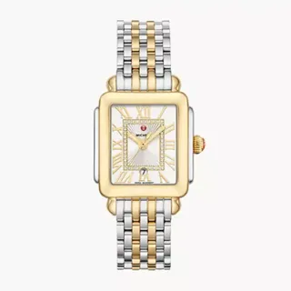 Michele Deco Madison Mid MWW06G000013 Yellow gold White