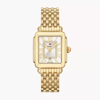 Michele Deco Madison Mid MWW06G000014 Yellow gold and Stainless steel