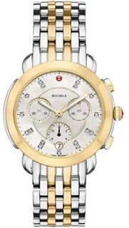 Michele Sydney MW30A00C9046 Stainless steel and Gold-plated White