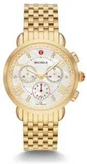 Michele Sport Sail MWW01C000143 Yellow gold White