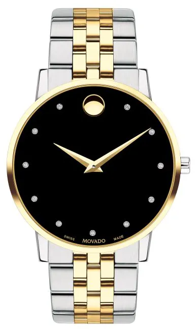 Movado Museum 0607202 40mm Stainless steel Black