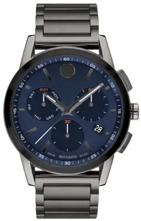 Movado Museum Sport 0607624 Stainless steel and PVD Blue