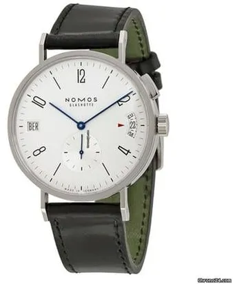 NOMOS Tangomat GMT 635 40mm Stainless steel White